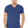 Bella + Canvas Mens Short Sleeve V-Neck T-Shirt - True Royal Blue