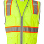 Kishigo Unisex Premium Brilliant Series Heavy Duty Class 2 Vest - Lime Green