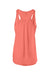 Bella + Canvas BC8800/8800 Womens Flowy Tank Top Coral Flat Back