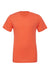 Bella + Canvas BC3001/3001 Mens Jersey Short Sleeve Crewneck T-Shirt Coral Flat Front