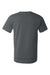 Bella + Canvas BC3001U Mens USA Made Jersey Short Sleeve Crewneck T-Shirt Asphalt Grey Flat Back