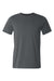Bella + Canvas BC3001U Mens USA Made Jersey Short Sleeve Crewneck T-Shirt Asphalt Grey Flat Front