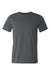 Bella + Canvas 3001U/3001USA Mens USA Made Jersey Short Sleeve Crewneck T-Shirt Asphalt Grey Flat Front