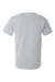 Bella + Canvas 3001U/3001USA Mens USA Made Jersey Short Sleeve Crewneck T-Shirt Silver Grey Flat Back