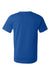 Bella + Canvas BC3001U Mens USA Made Jersey Short Sleeve Crewneck T-Shirt Royal Blue Flat Back