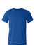 Bella + Canvas 3001U/3001USA Mens USA Made Jersey Short Sleeve Crewneck T-Shirt Royal Blue Flat Front