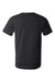 Bella + Canvas 3001U/3001USA Mens USA Made Jersey Short Sleeve Crewneck T-Shirt Black Flat Back