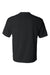 C2 Sport 5100 Mens Performance Moisture Wicking Short Sleeve Crewneck T-Shirt Black Flat Back