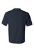C2 Sport 5100 Mens Performance Moisture Wicking Short Sleeve Crewneck T-Shirt Navy Blue Flat Back