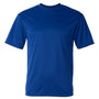 C2 Sport Mens Performance Moisture Wicking Short Sleeve Crewneck T-Shirt - Royal Blue - NEW