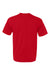 Bayside BA5040 Mens USA Made Short Sleeve Crewneck T-Shirt Cardinal Red Flat Back