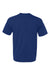 Bayside BA5040 Mens USA Made Short Sleeve Crewneck T-Shirt Royal Blue Flat Back
