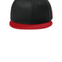 New Era Hats Mens Adjustable Hat - Flag Black/Scarlet Red - Coming Soon