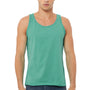 Bella + Canvas Mens Jersey Tank Top - Teal Green
