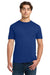 Gildan 64000 Mens Softstyle Short Sleeve Crewneck T-Shirt Fan Deep Royal Blue Model Front