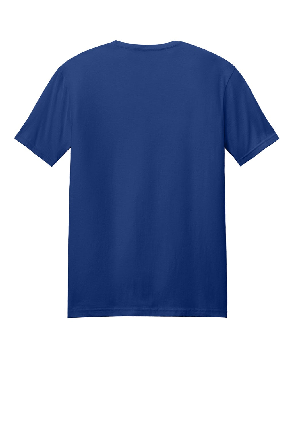 Gildan 64000 Mens Softstyle Short Sleeve Crewneck T-Shirt Fan Deep Royal Blue Flat Back