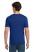 Gildan 64000 Mens Softstyle Short Sleeve Crewneck T-Shirt Fan Deep Royal Blue Model Back