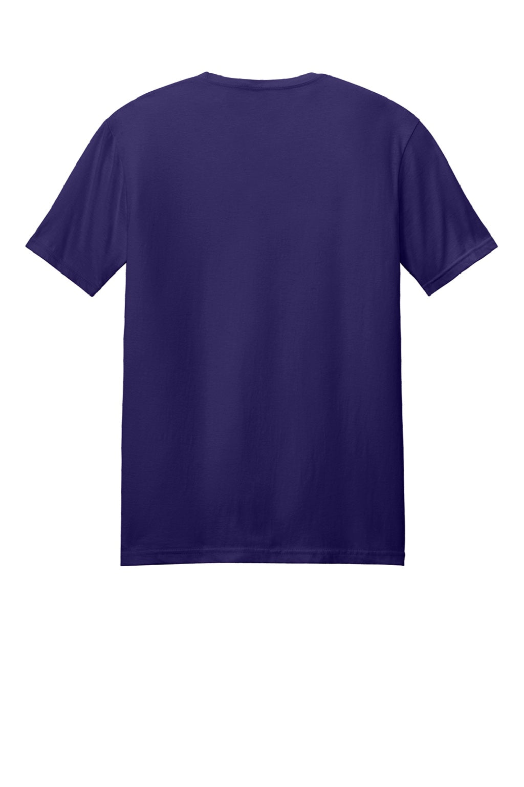 Gildan 64000 Mens Softstyle Short Sleeve Crewneck T-Shirt Fan Dark Purple Flat Back