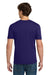 Gildan 64000 Mens Softstyle Short Sleeve Crewneck T-Shirt Fan Dark Purple Model Back