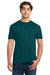 Gildan 64000 Mens Softstyle Short Sleeve Crewneck T-Shirt Fan Marine Green Model Front