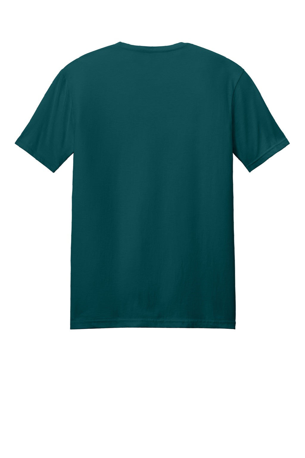Gildan 64000 Mens Softstyle Short Sleeve Crewneck T-Shirt Fan Marine Green Flat Back