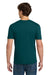Gildan 64000 Mens Softstyle Short Sleeve Crewneck T-Shirt Fan Marine Green Model Back