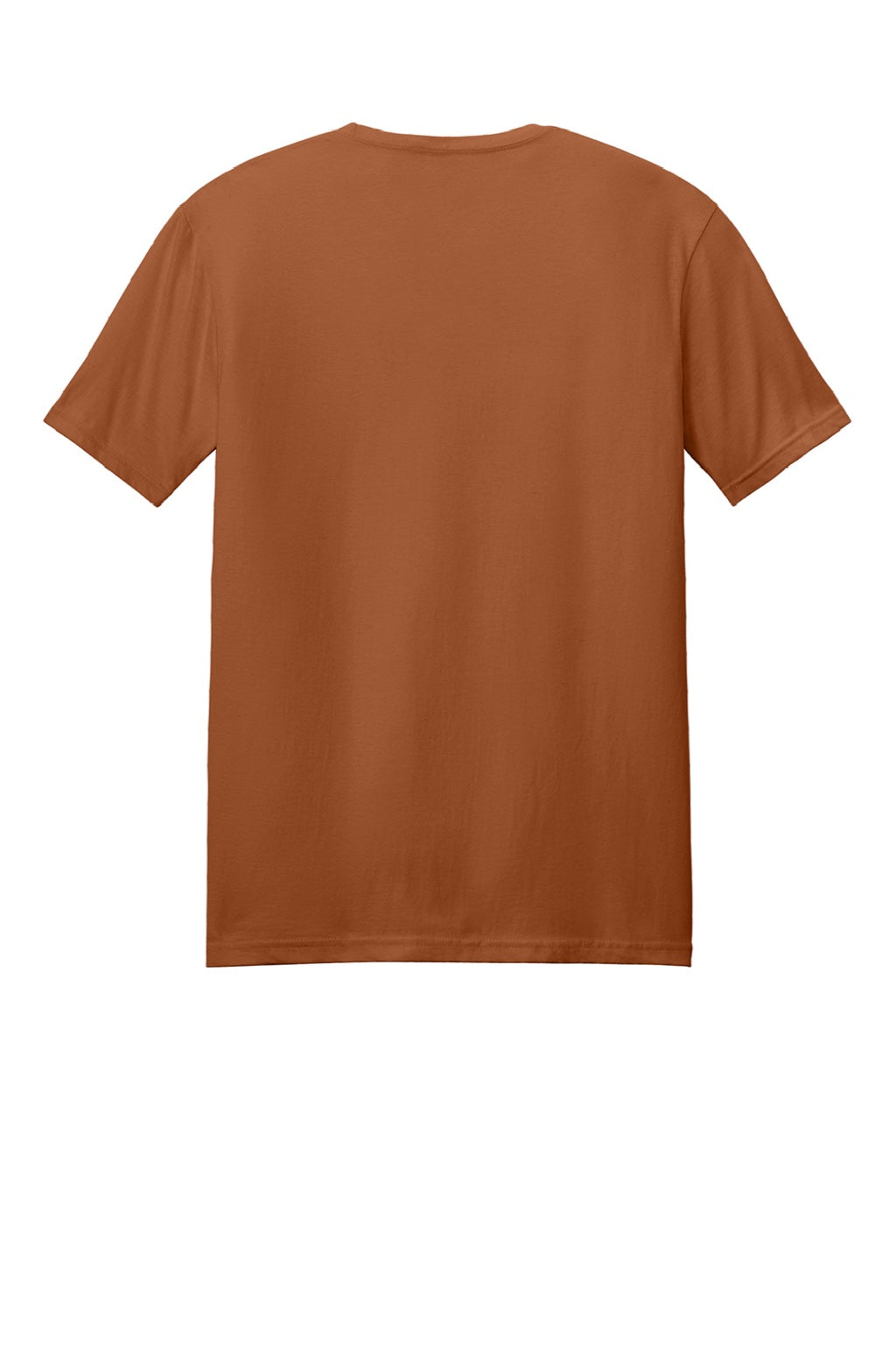 Gildan 64000 Mens Softstyle Short Sleeve Crewneck T-Shirt Fan Texas Orange Flat Back
