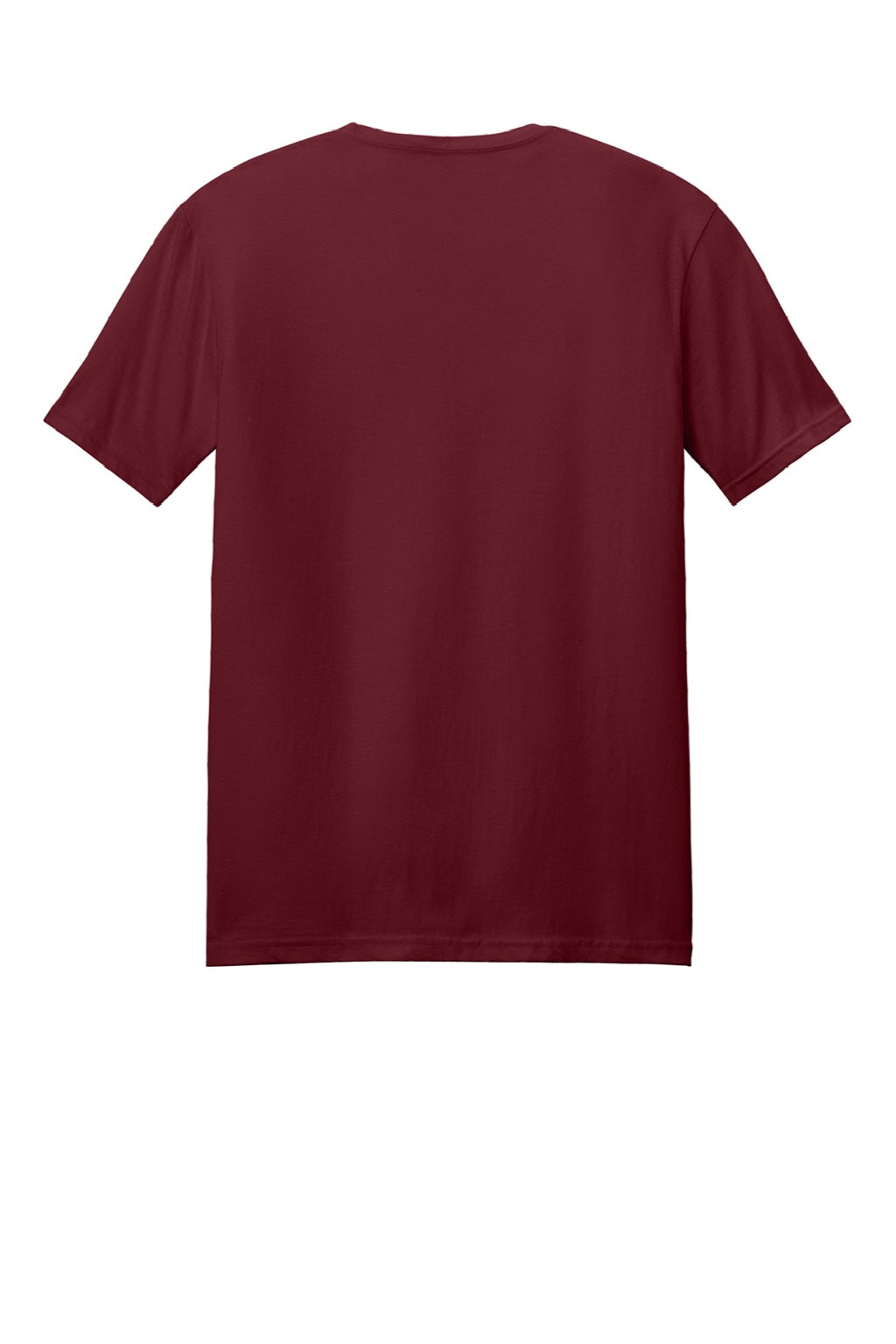 Gildan 64000 Mens Softstyle Short Sleeve Crewneck T-Shirt Garnet Red Flat Back