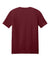 Gildan 64000 Mens Softstyle Short Sleeve Crewneck T-Shirt Garnet Red Flat Back
