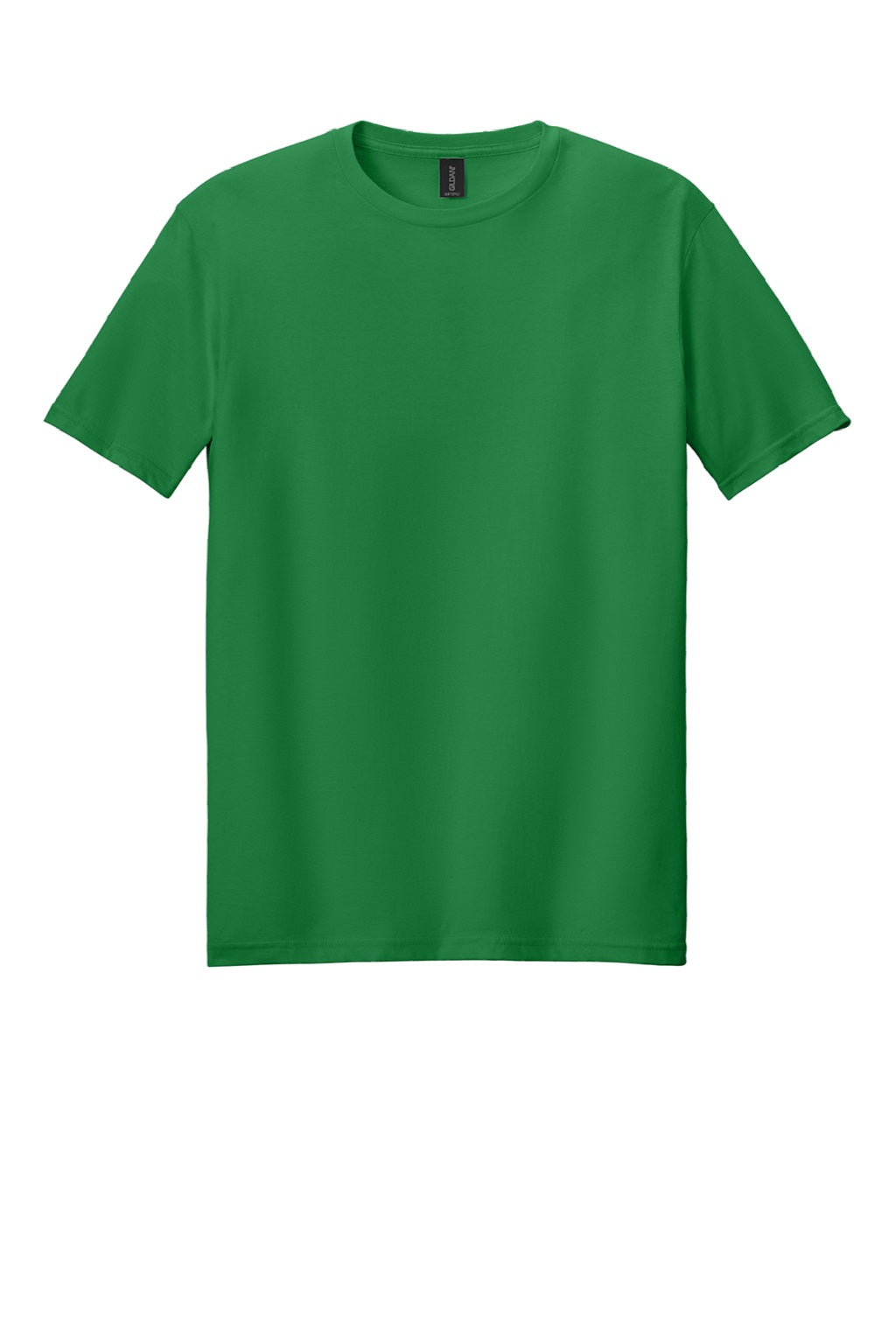 Gildan 64000 Mens Softstyle Short Sleeve Crewneck T-Shirt Turf Green Flat Front