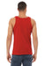 Bella + Canvas BC3480/3480 Mens Jersey Tank Top Red Model Back