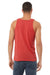Bella + Canvas 3484 Mens Jersey Tank Top Red Model Back