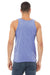 Bella + Canvas 3484 Mens Jersey Tank Top Blue Model Back