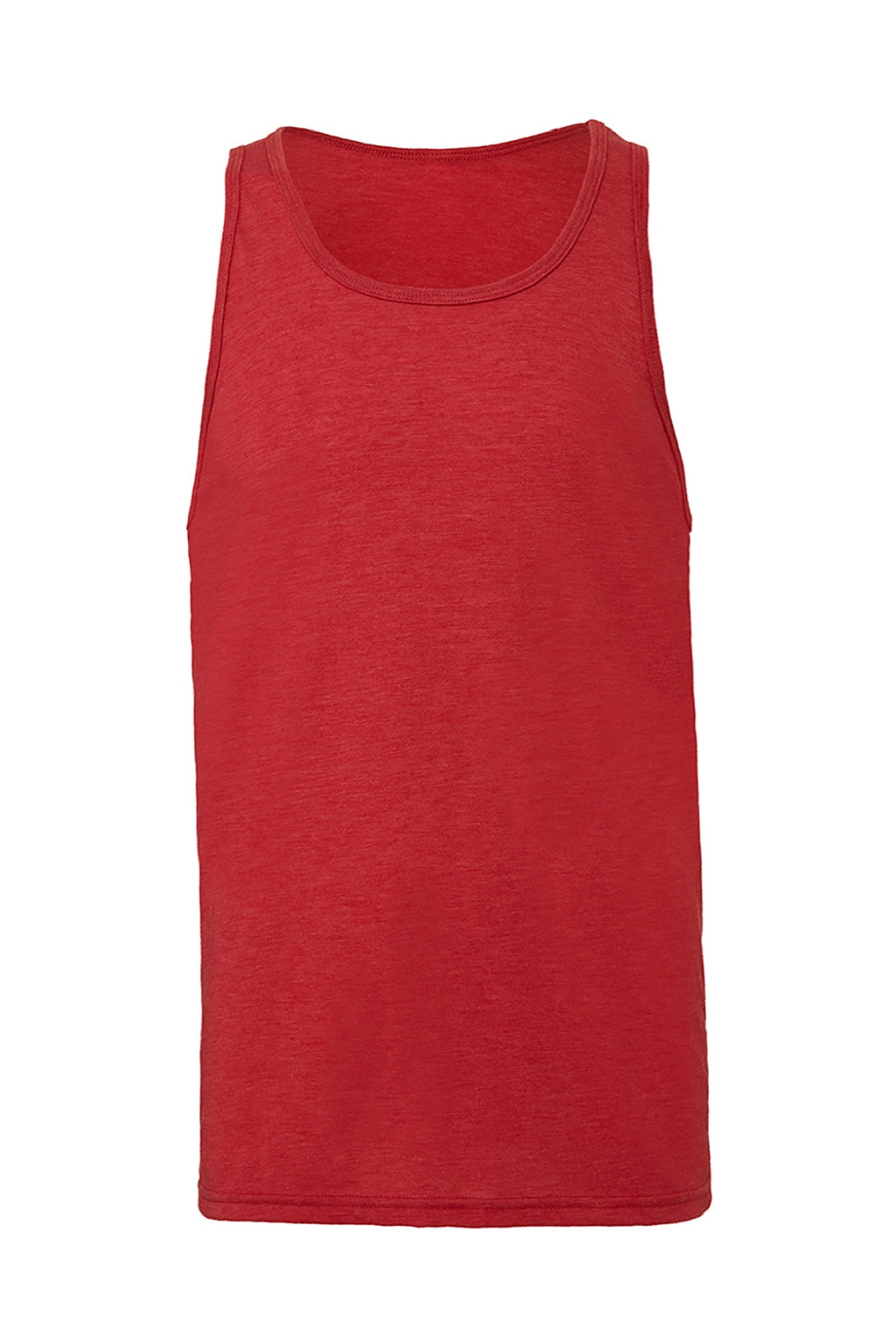 Bella + Canvas 3484 Mens Jersey Tank Top Red Flat Front