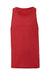 Bella + Canvas 3484 Mens Jersey Tank Top Red Flat Front