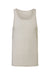 Bella + Canvas 3484 Mens Jersey Tank Top Oatmeal Flat Front