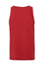 Bella + Canvas 3484 Mens Jersey Tank Top Red Flat Back
