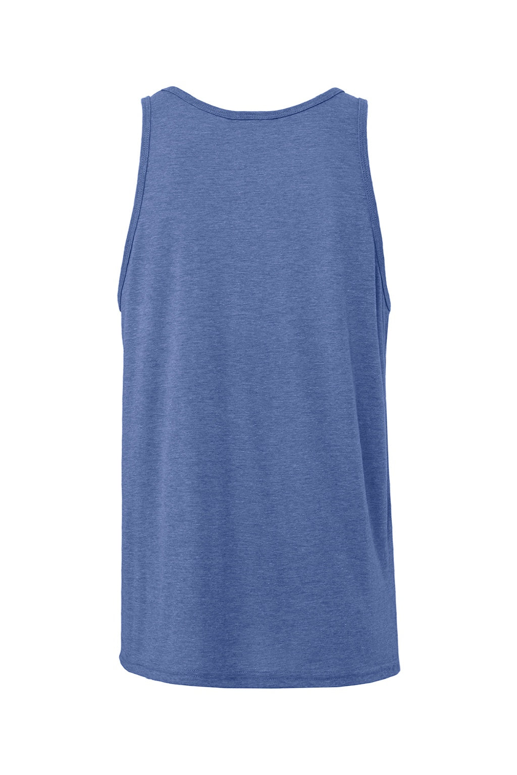 Bella + Canvas 3484 Mens Jersey Tank Top Blue Flat Back