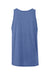 Bella + Canvas 3484 Mens Jersey Tank Top Blue Flat Back