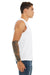 Bella + Canvas 3483 Mens Jersey Muscle Tank Top White Model Side