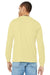 Bella + Canvas BC3501CVC/3501CVC Mens CVC Long Sleeve Crewneck T-Shirt Heather French Vanilla Model Back