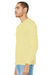 Bella + Canvas BC3501CVC Mens CVC Long Sleeve Crewneck T-Shirt Heather French Vanilla Model 3Q