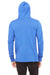 Bella + Canvas BC3512/3512 Mens Jersey Long Sleeve Hooded T-Shirt Hoodie Heather True Royal Blue Model Back