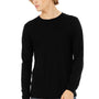 Bella + Canvas Mens Jersey Long Sleeve Crewneck T-Shirt - Solid Dark Grey