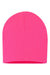 Sportsman Hats SP08 Unisex Beanie Neon Pink Flat Front
