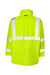 Kishigo RW110-111 Mens Rainsuit Lime Green Flat Back