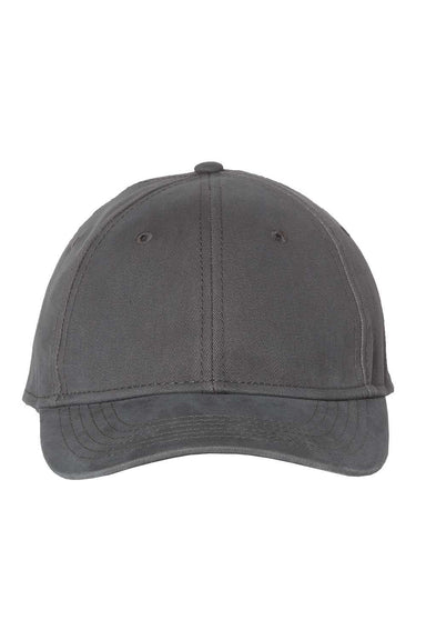 Sportsman AH30 Mens Structured Hat Charcoal Grey Flat Front