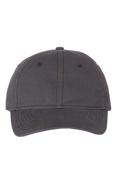 Sportsman Hats AH35 Mens Adjustable Hat Charcoal Grey Flat Front