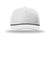 Richardson Hats 355 Mens Laser Perf Performance Snapback Rope Hat Silver Grey/Black Silver Flat Front
