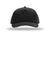 Richardson Hats 356 Mens Relaxed Snapback Gramps Hat Black Flat Front